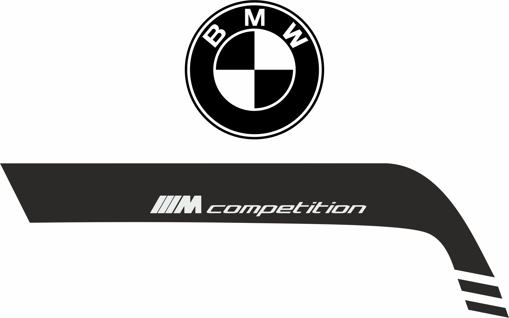 BMW Performance конкурс капот стикер
