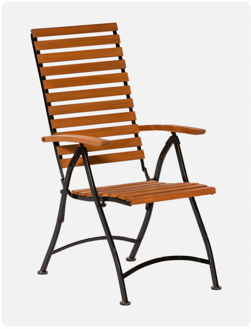 Skladacie záhradné kreslo Merxx 24250-217 Eukalyptové drevo, kov