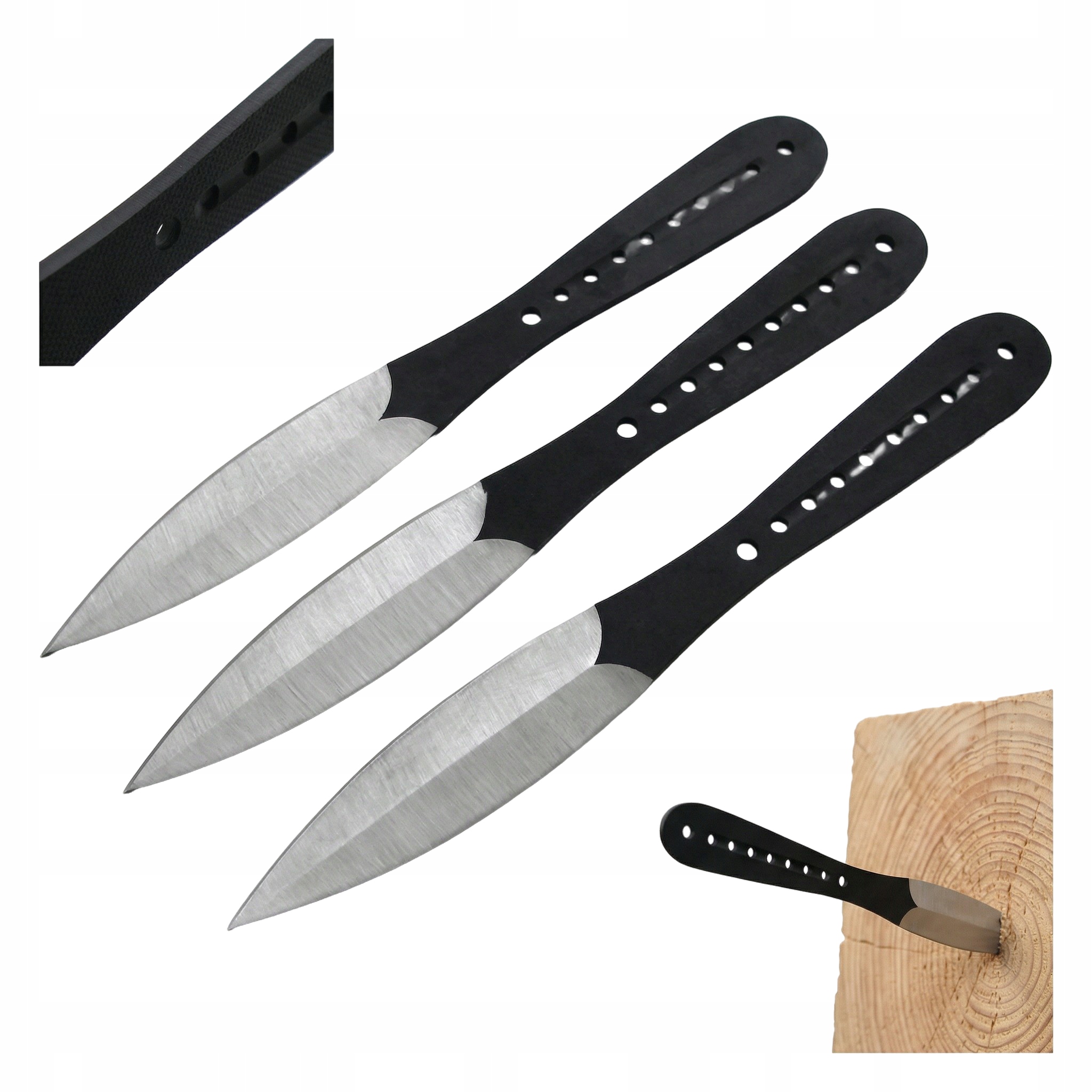 Noże Do Rzucania Zestaw 3 Rzutek Pokrowiec Trening Shuriken Throwing Knife