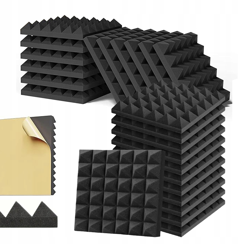 Pěnová podložka Akustický Panel ztlumující stropní houbička 30x30x5 cm