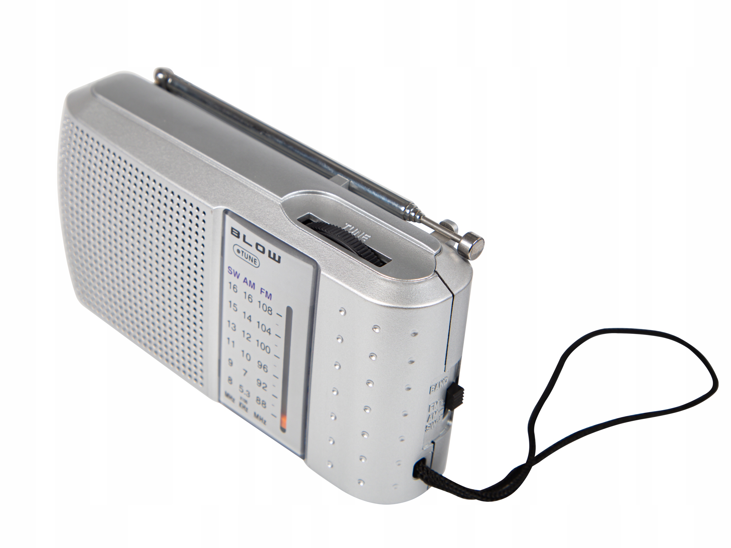 RADIO KUCHENNE BUDOWLANE PRZENOŚNE FM AM SW MINI NA BATERIE ANTENA Model RA7