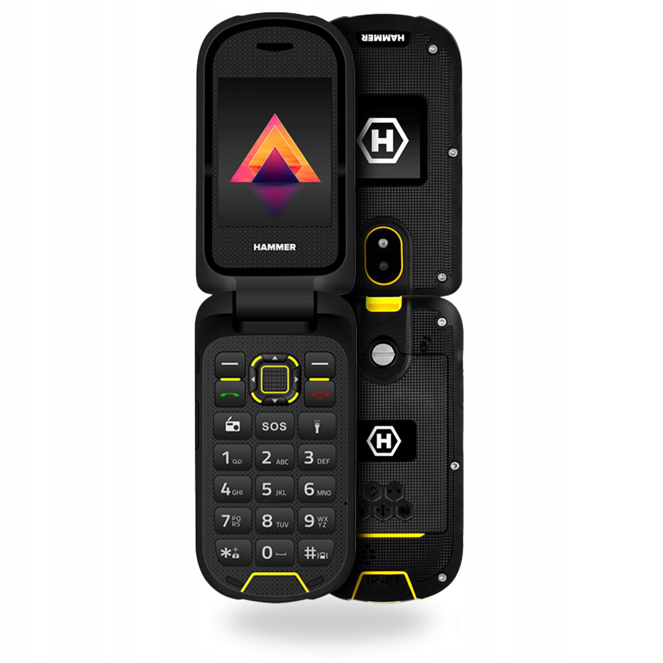 Telefon Komórkowy Hammer Bow Lte Z Klapką Klawiszami Pyłoszczelny