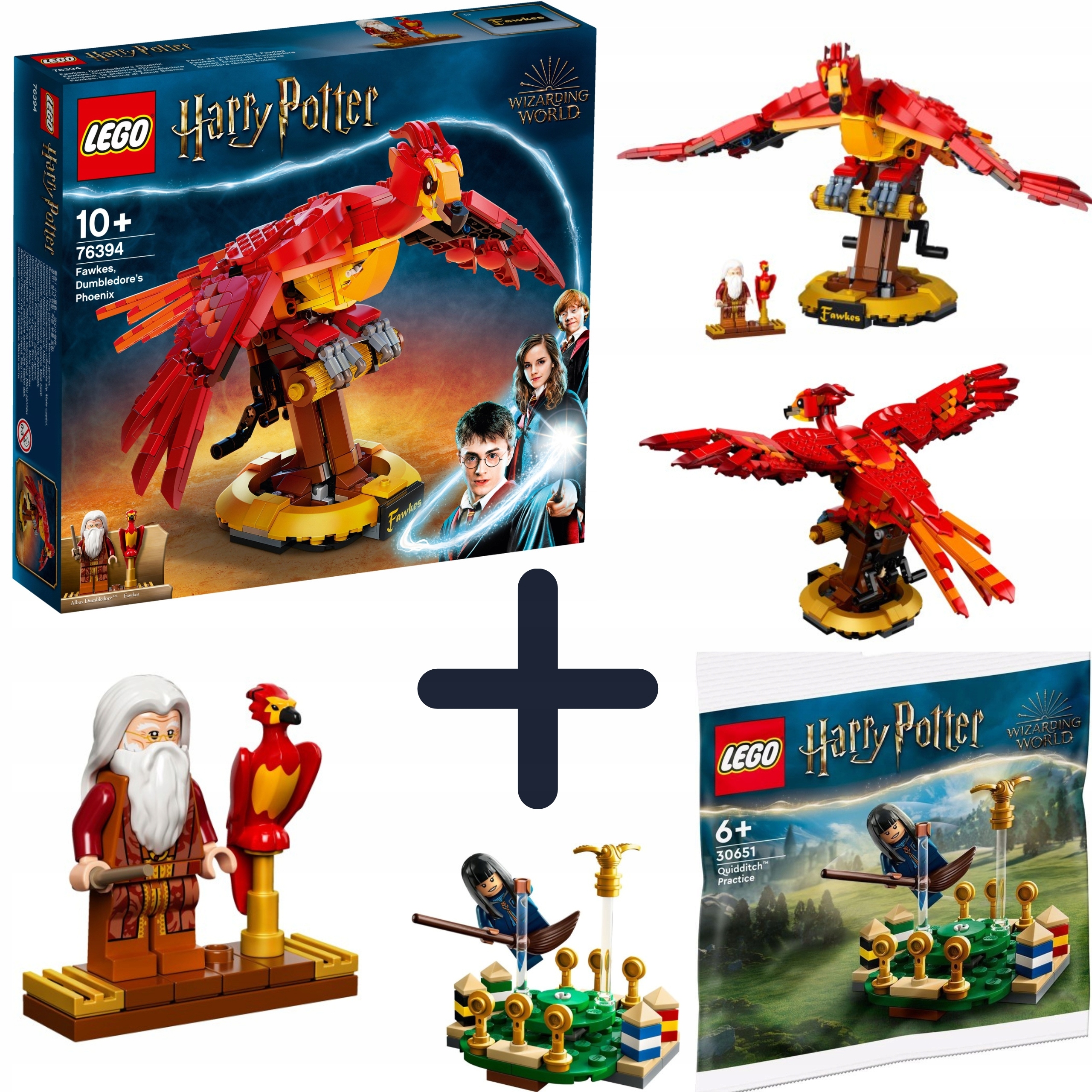 LEGO Harry Potter - Fawkes, A Fênix de Dumbledore 76394 - Brinquedos de  Montar e Desmontar - Magazine Luiza