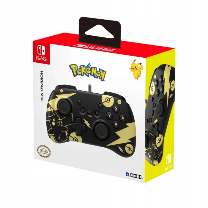 Horipad Mini Pokemon Pikachu Černá Zlatá Edice