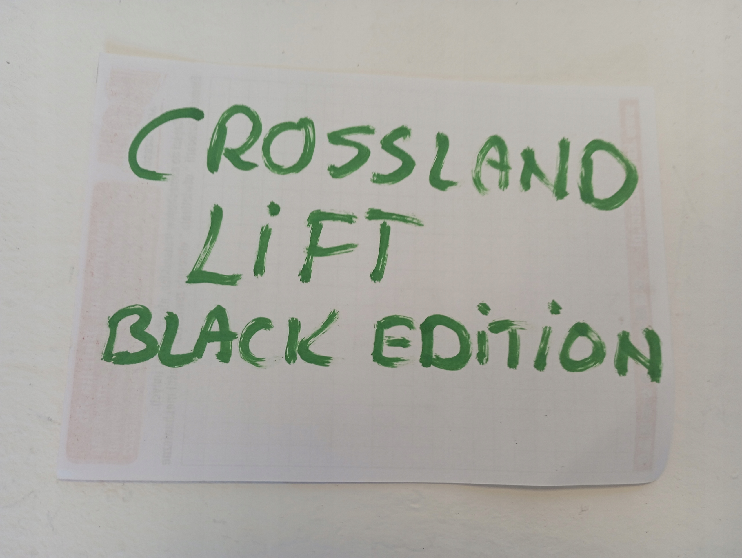 light rear part rear OPEL CROSSLAND LIFT BLACK EDITION