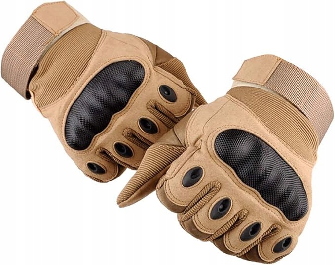 Rukavice Pánske Motocyklové Rukavice Plné Lalatech Veľkosť XL, Hnedé