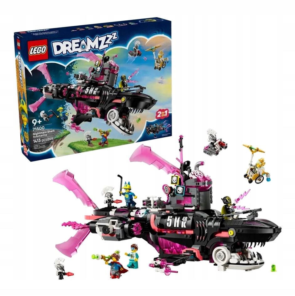 Lego (r) Dreamzzz 71500 – Hrůzostrašný Podmořský Žralok
