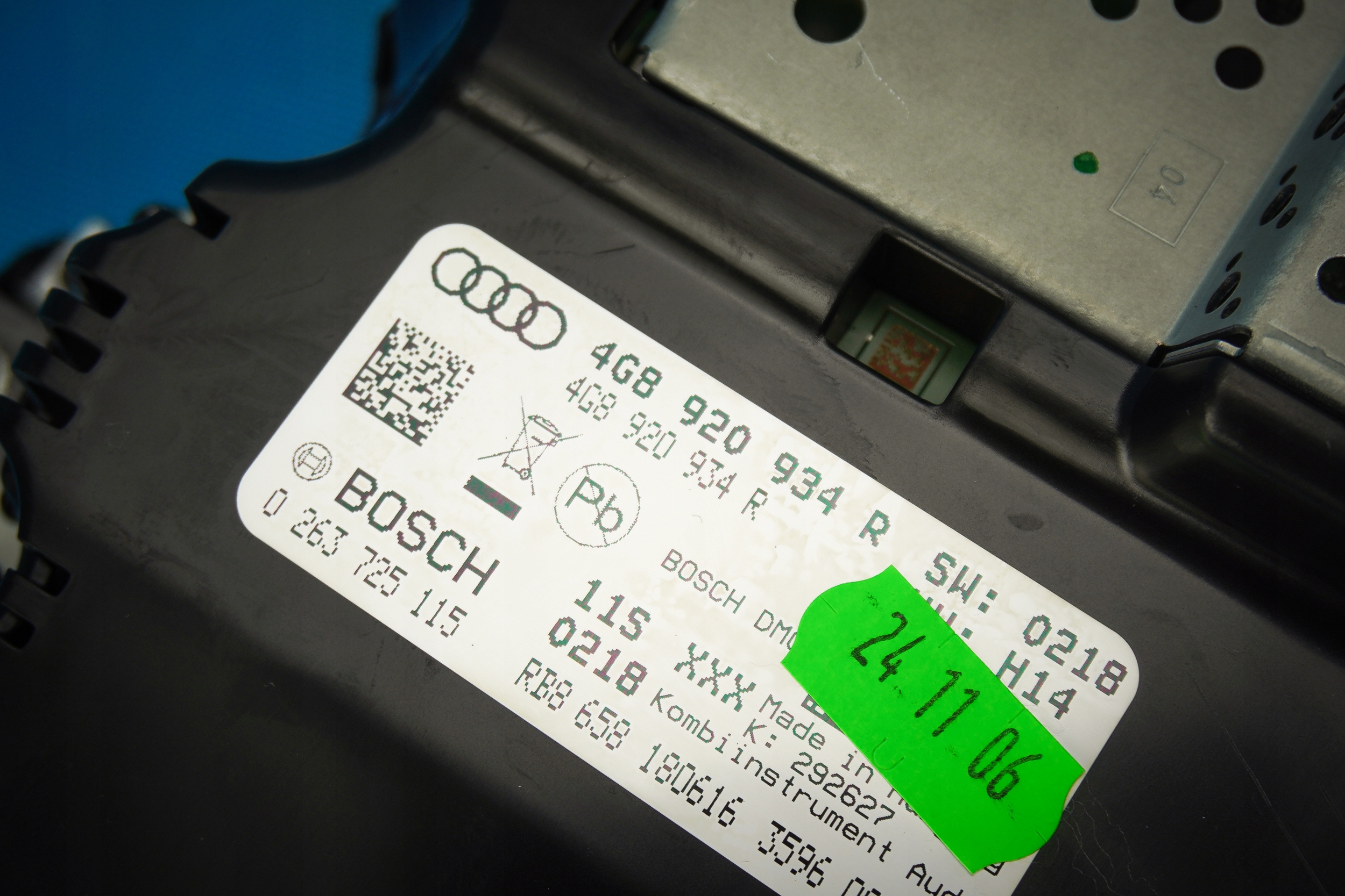 dials clock dials Audi A6 4G Lift A7 4G8 Lift TDI 4G8920934R