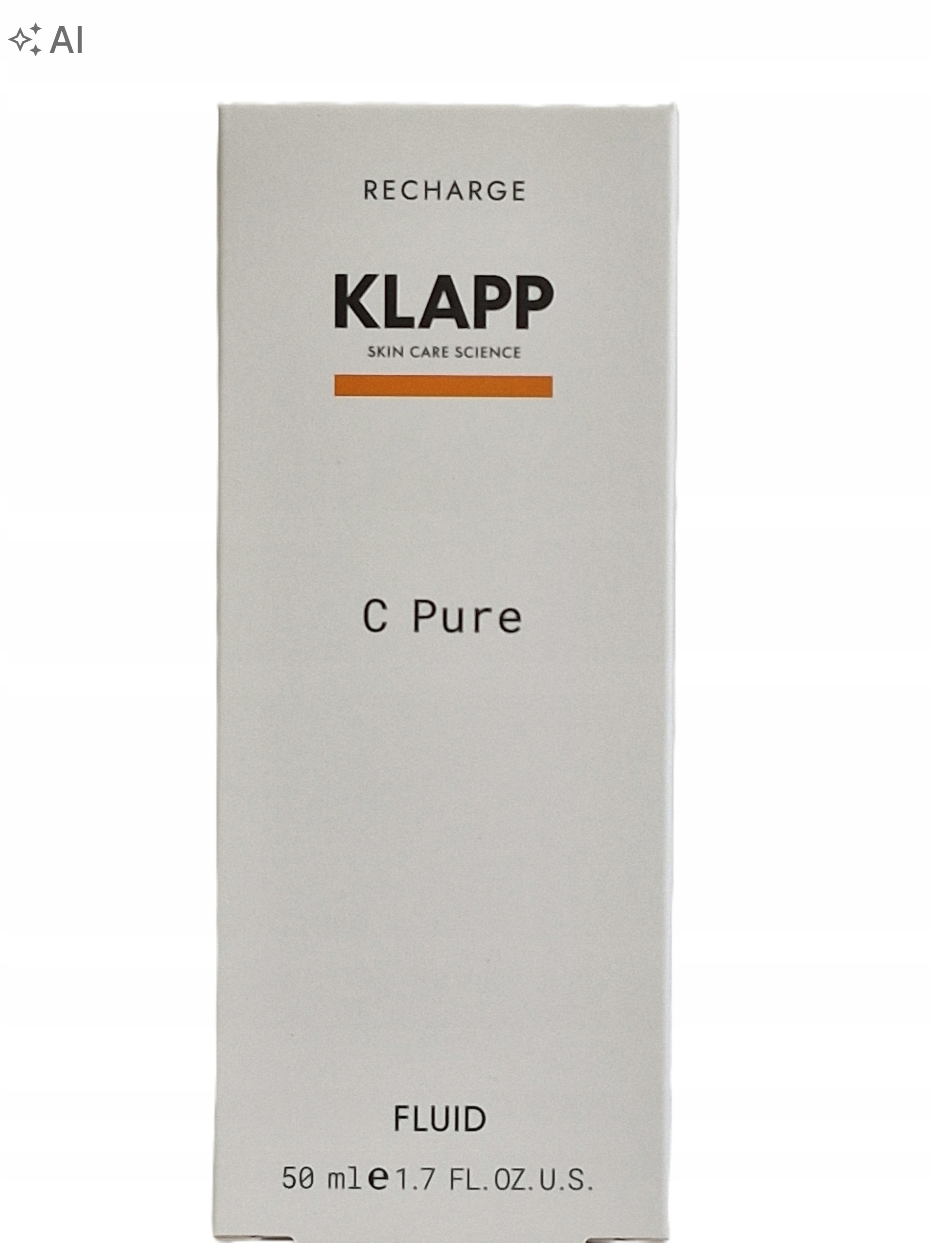 Klapp C Pure rozjasňující fluid na obličej pro den i noc 50 ml