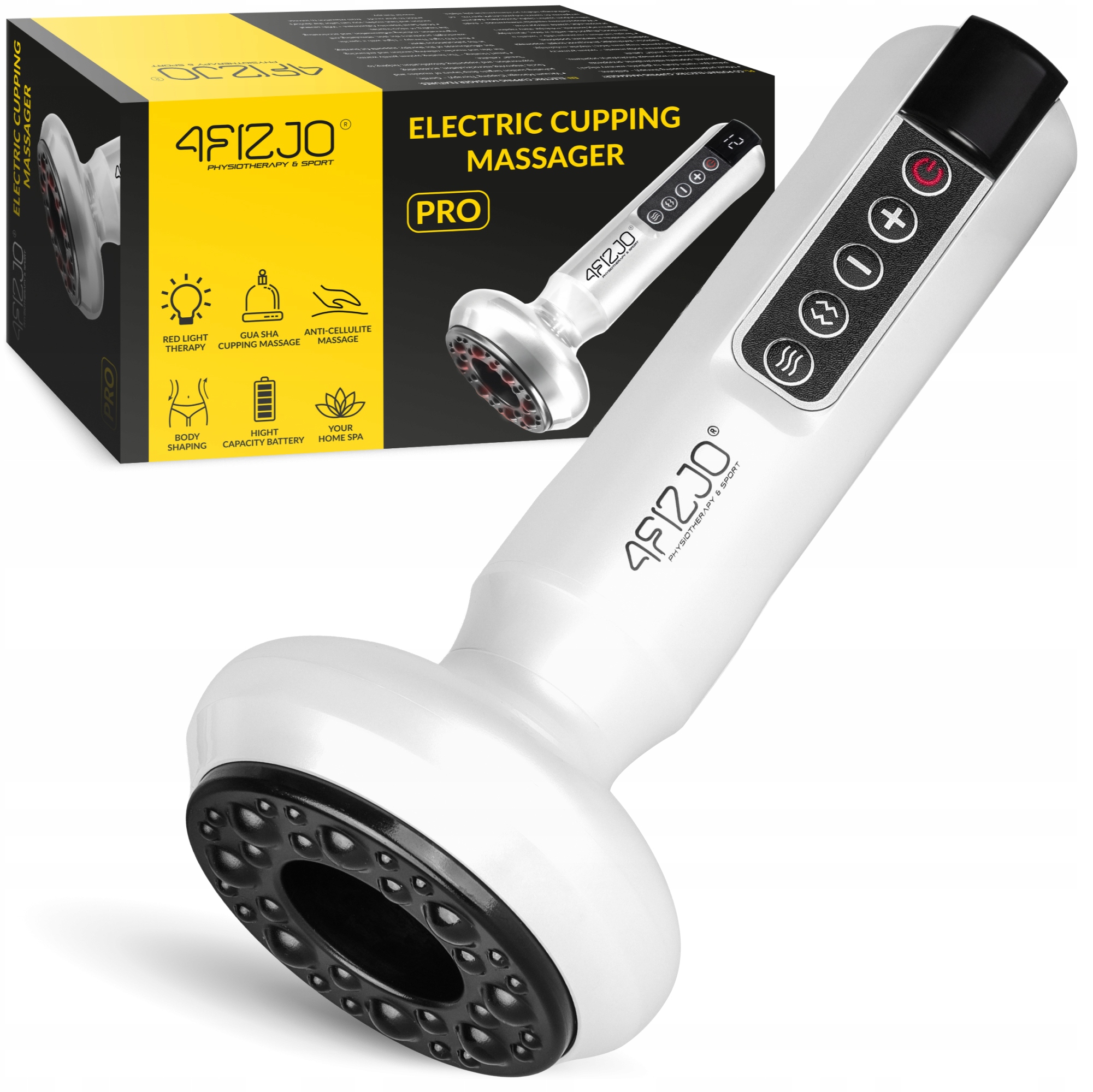 Bańka Chińska Elektryczna Do Masażu Antycellulitowego Podgrzewana Lifting