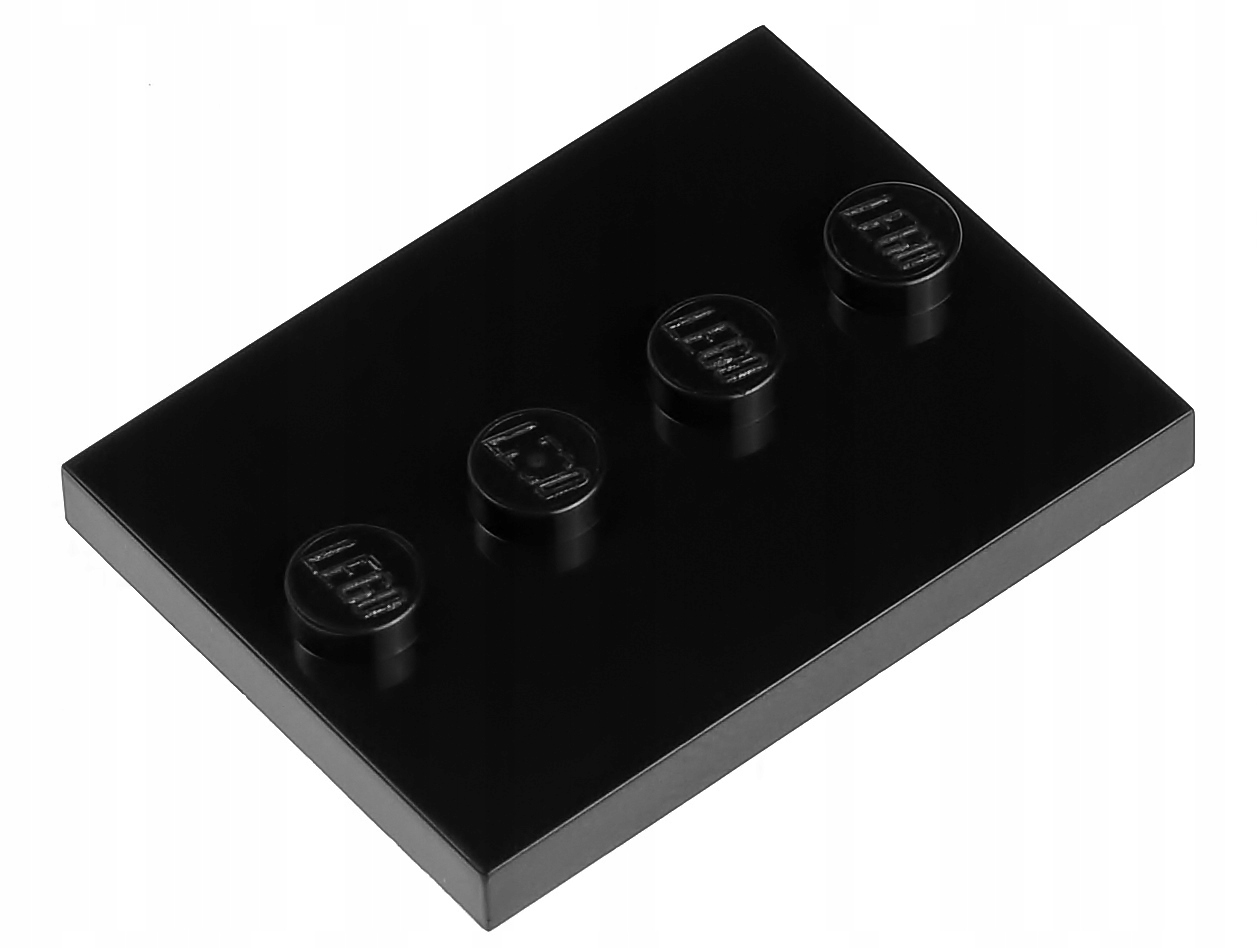 

Lego Płytka podstawka 3x4 88646 czarna
