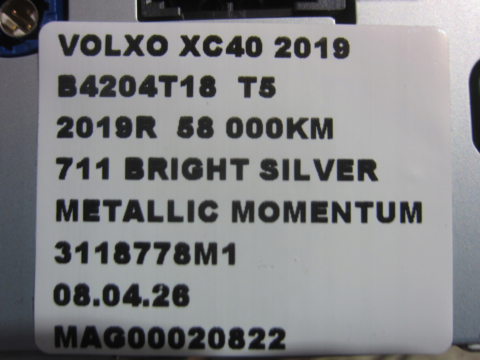 VOLVO XC40 XC 40 RADIO USA navigation player module HARMAN KARDON 31466209