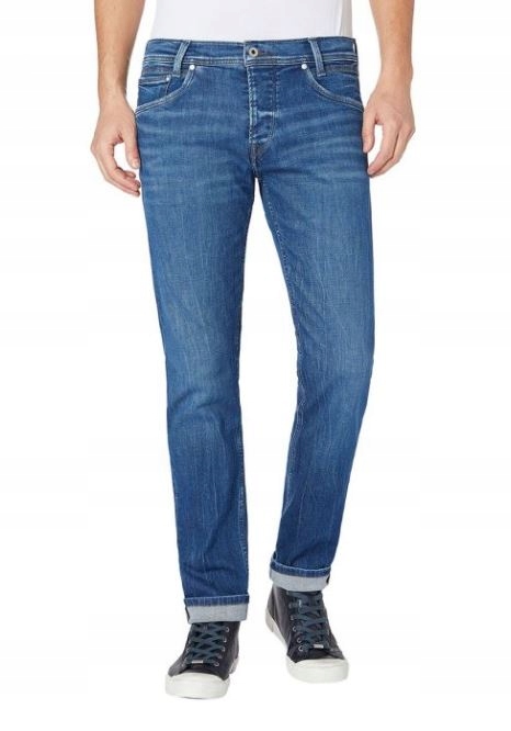 Pepe Jeans spodnie PM200029GM42 granatowy 30/34
