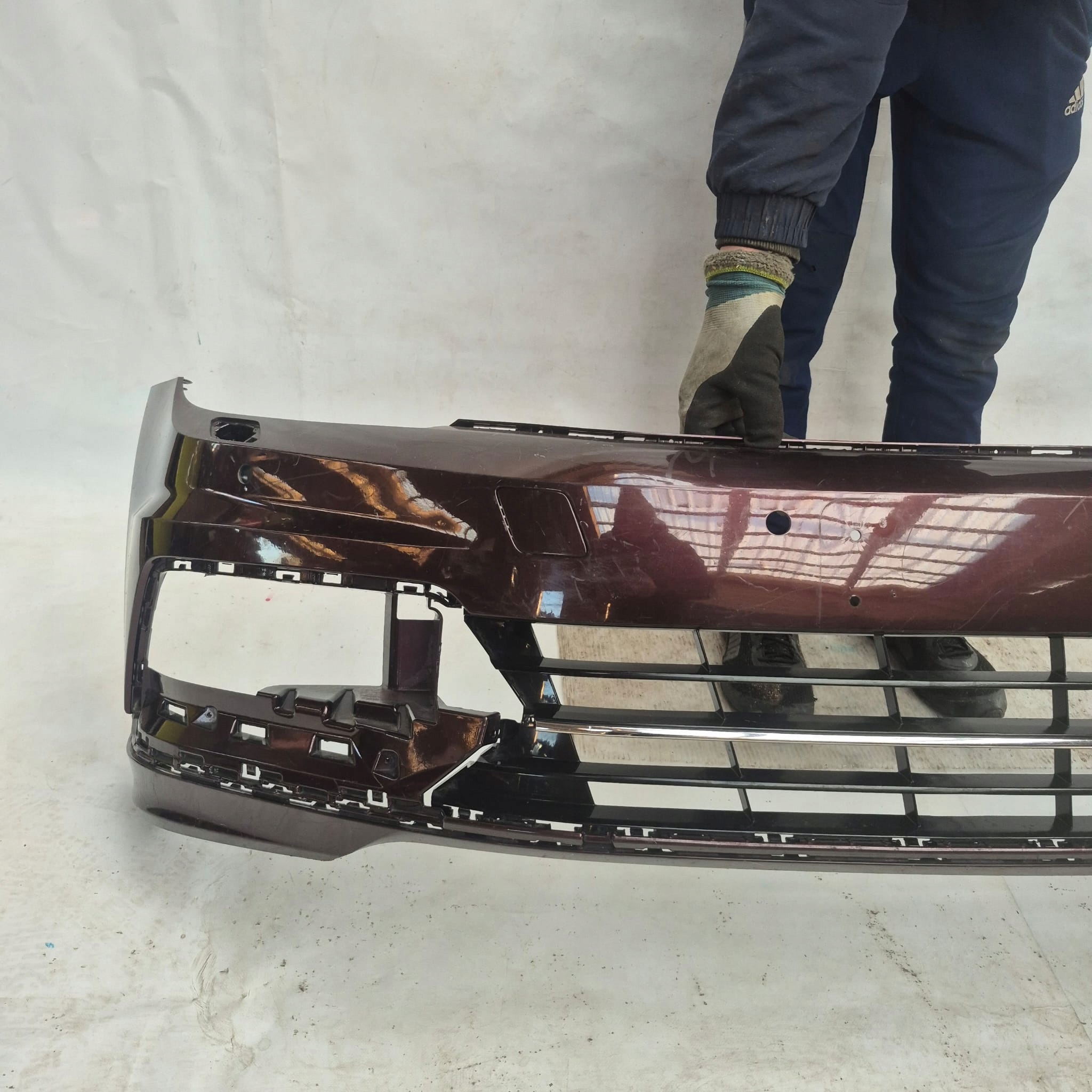 VW PASSAT B8 R-LINE 15- bumper front front SPR 4XPDC 3G0807221D