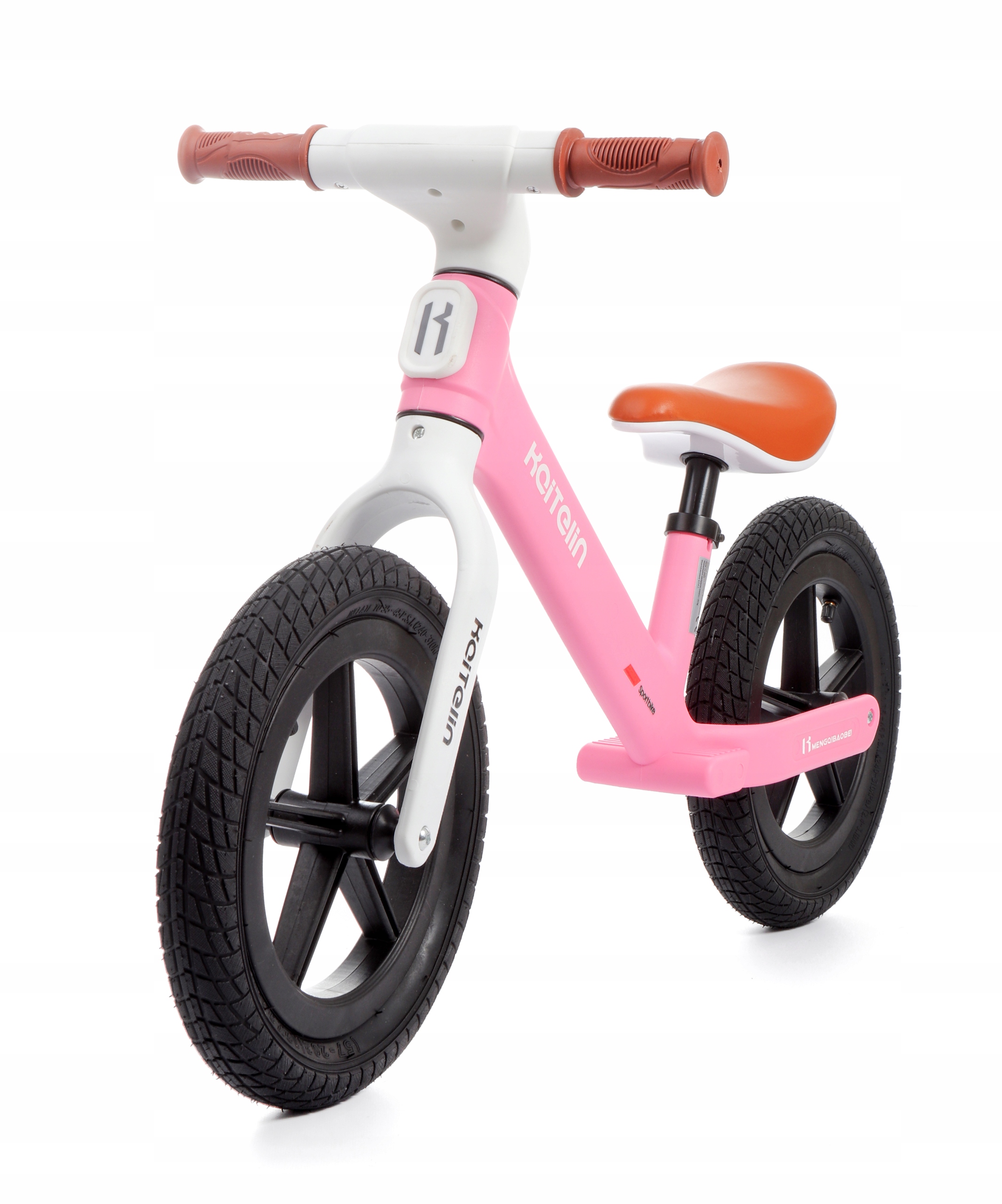 Rowerek biegowy dla dwulatka różowy 12" Moderni Kolor różowy