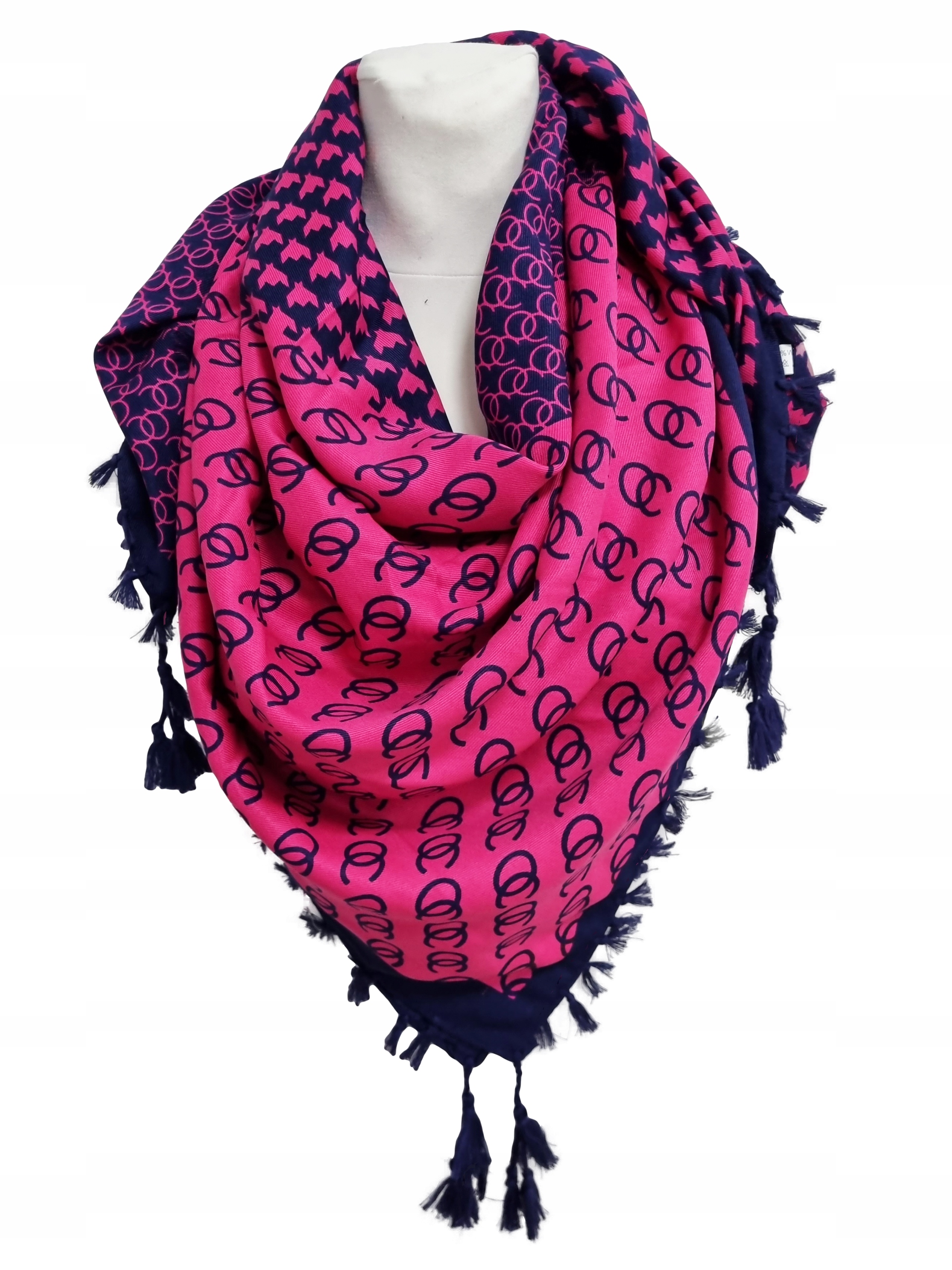 DUŻA LUDOWA CHUSTA GÓRALSKA apaszka folk WZORY