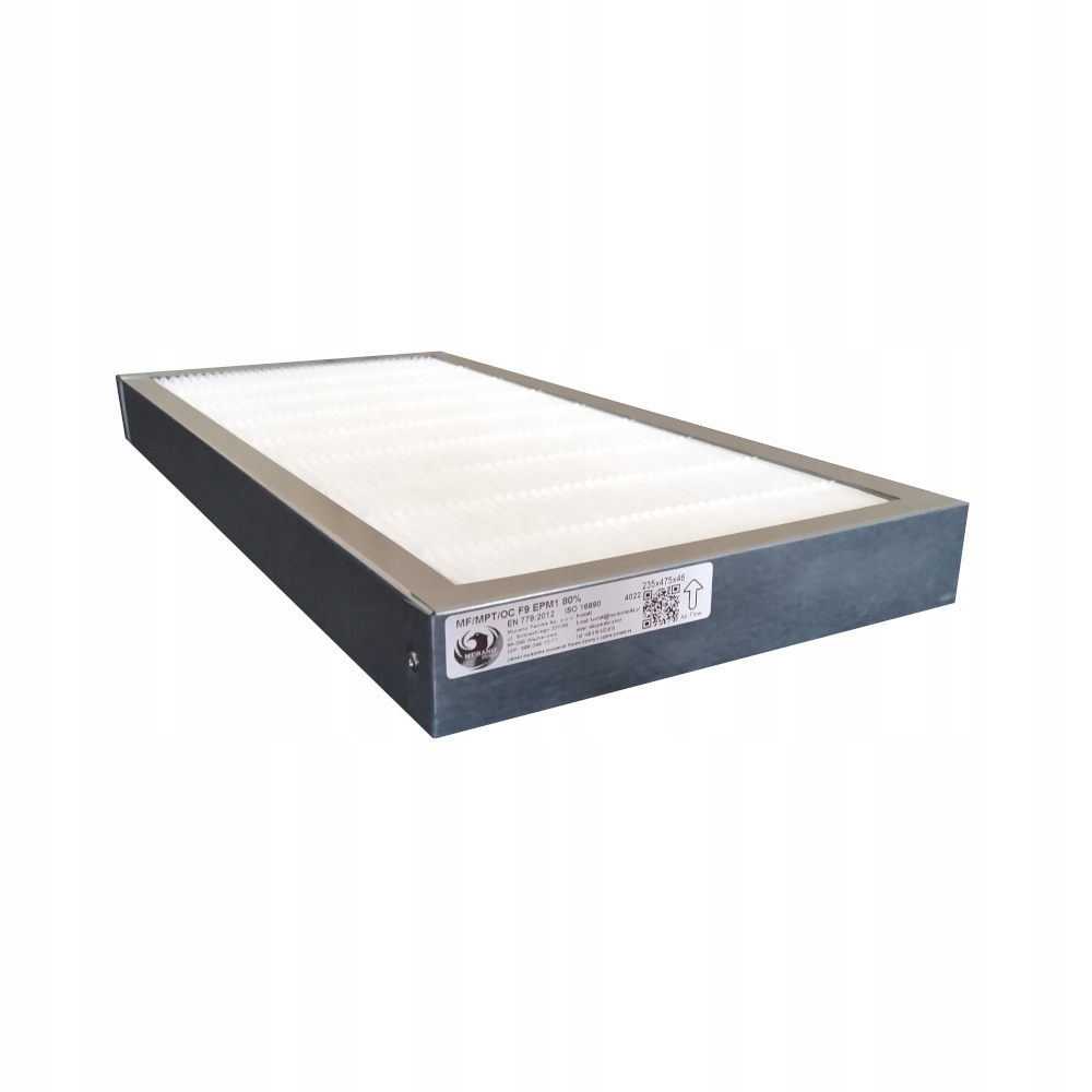 Filtr dokładny F7 EU7 ePM1 60% 196 x 500 x 40 mm