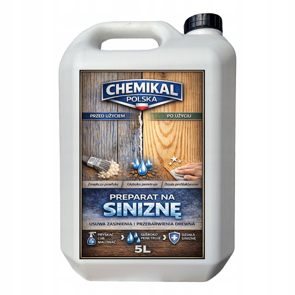 Přípravek na modřinu dřeva 5L – obnovuje přirozenou barvu