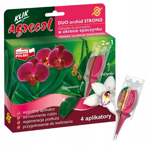 

Duo orchid Strong Odżywka do storczyków 4x40ml