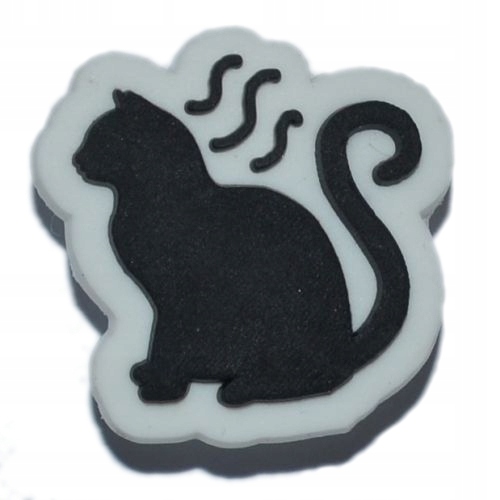 

Zwierzęta - Przypinka do Crocs - Czarny kot - 3965