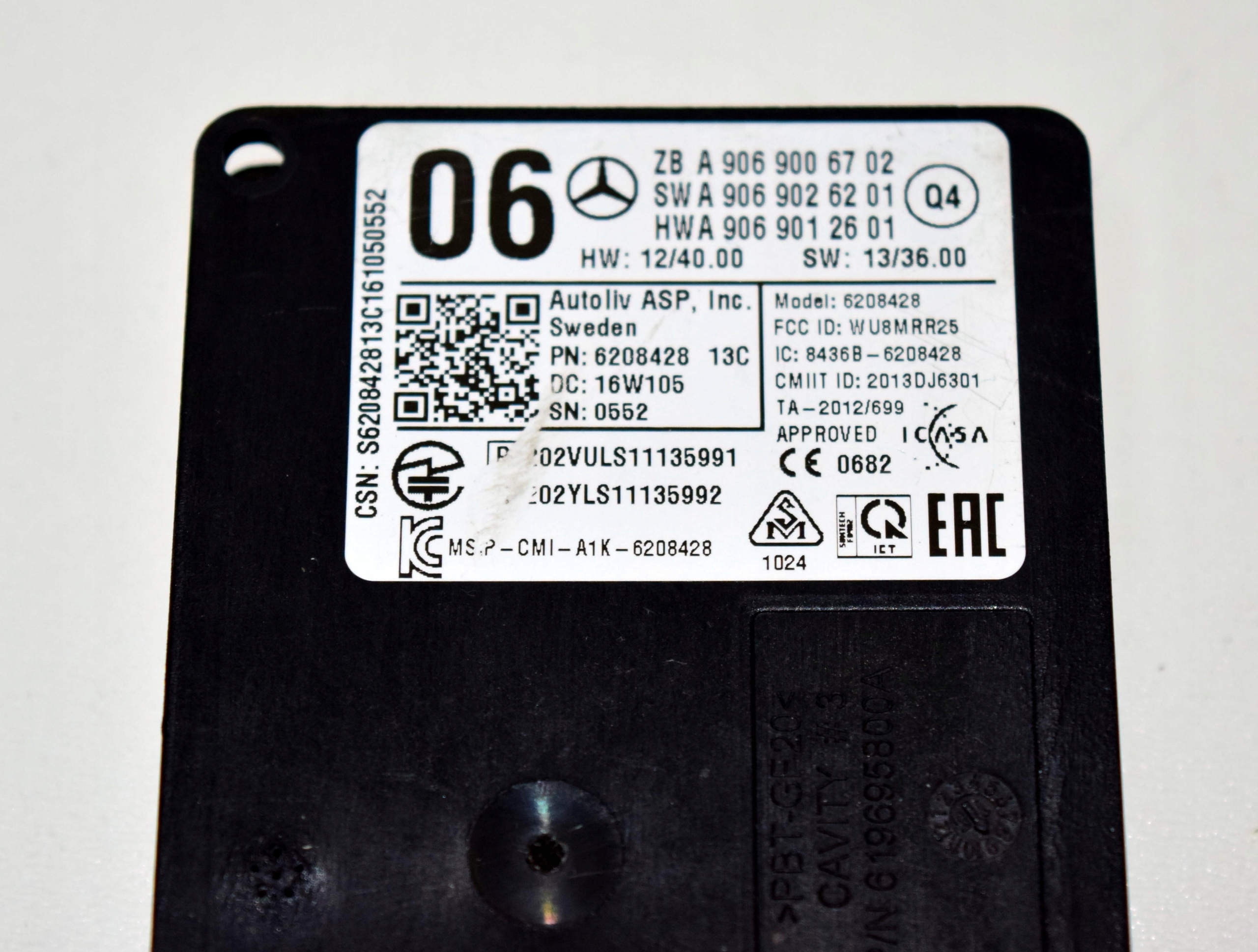 A9069006702 - MERCEDES SPRINTER W906 модуль радіолокатора