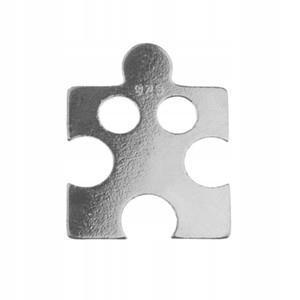 

Wisiorek zawieszka Puzzel 9 Celebrytka srebro 925