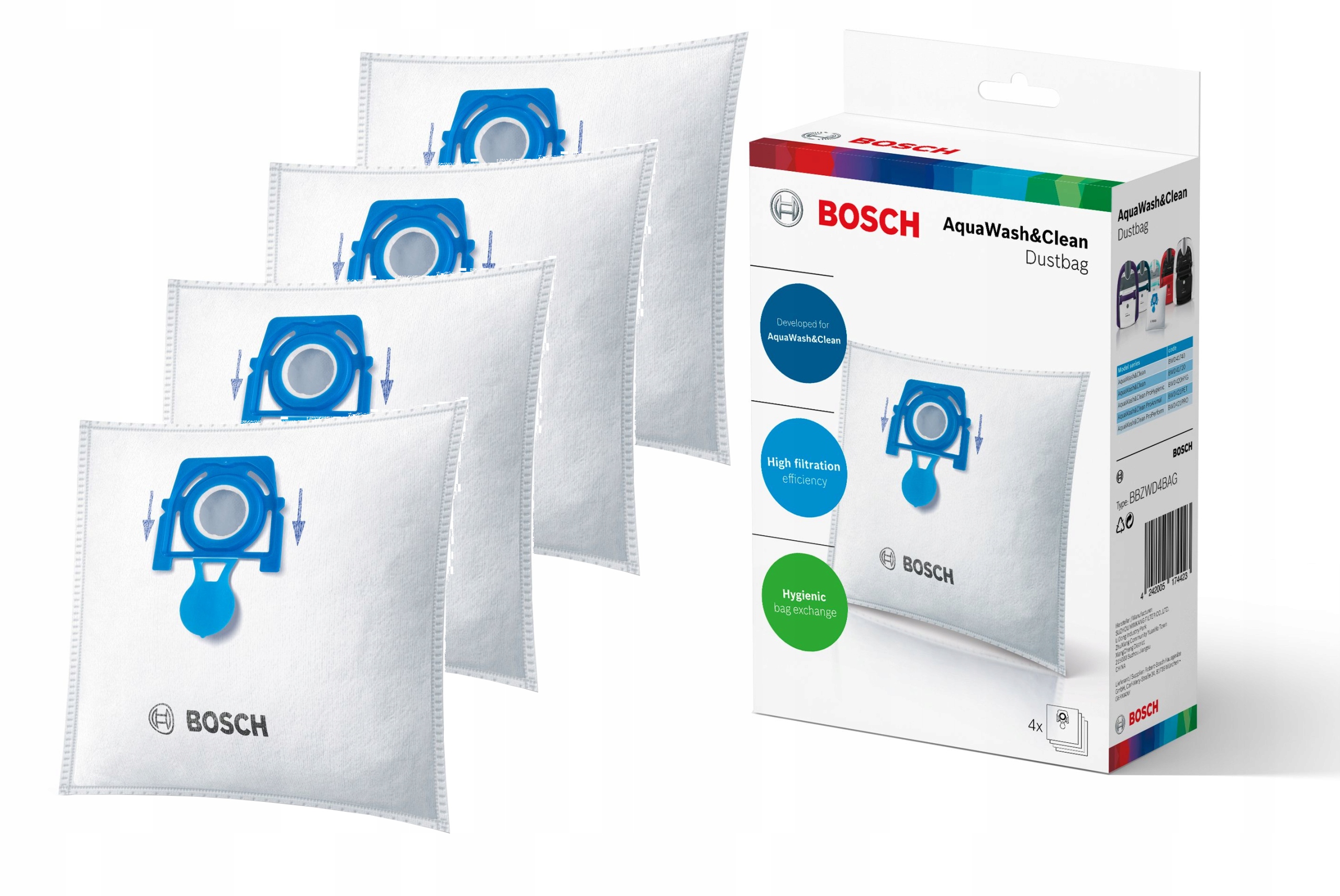 

Worki Bosch BBZWD4BAG do AquaWash&Clean
