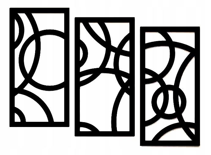 

Ażurowy Panel Dekoracyjne 3D Geometryczny Obraz XL