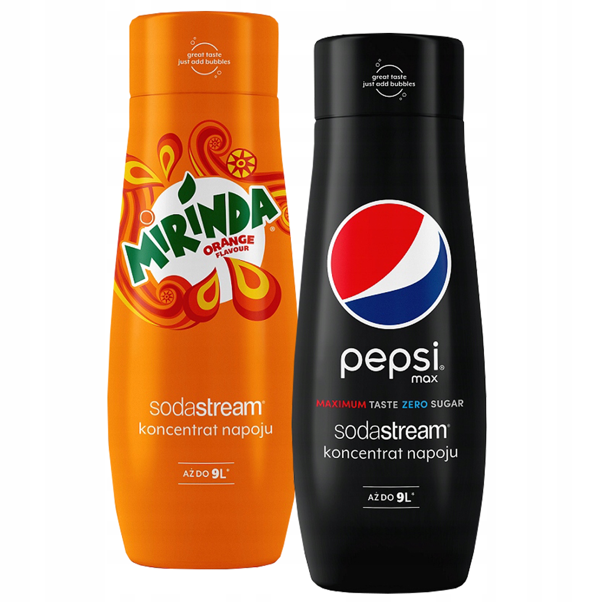 

Syropy saturatora Sodastream Pepsi Max Mirinda x 2