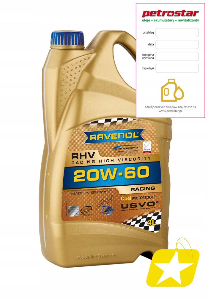 Ravenol Rhv 20W60 4L