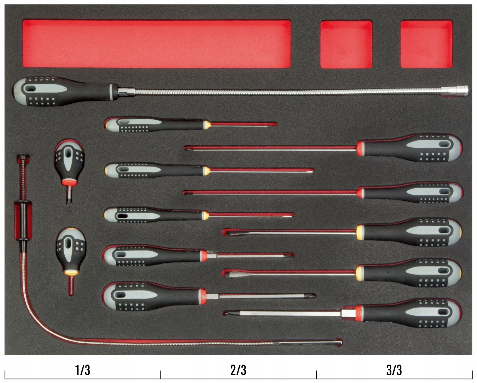 Wkład narzędziowy - 14 el. PŁ + PH BAHCO Kod producenta 7314150286478