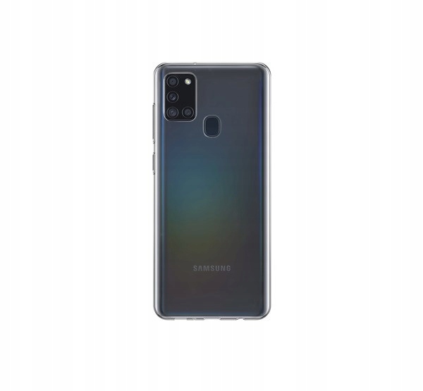 Uniq Glase Samsung Galaxy A21S, etui silikonowe, przezroczyste