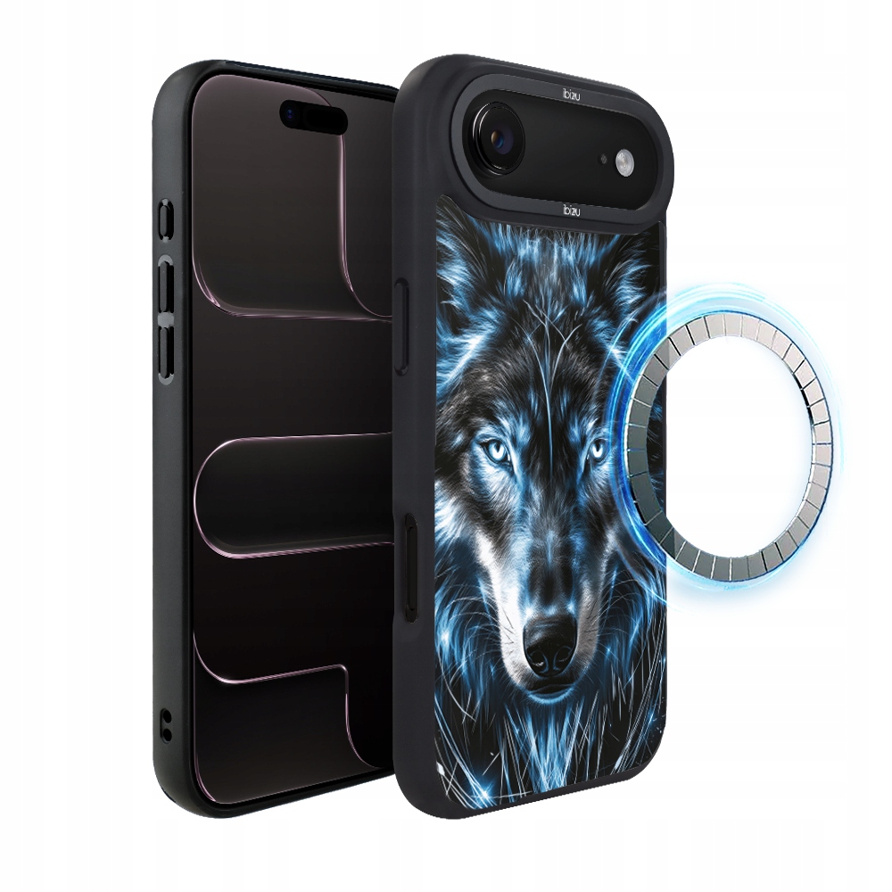 Pouzdro pro iPhone Air Ibizu DropGuard Matt s MagSafe, Ledový vlk