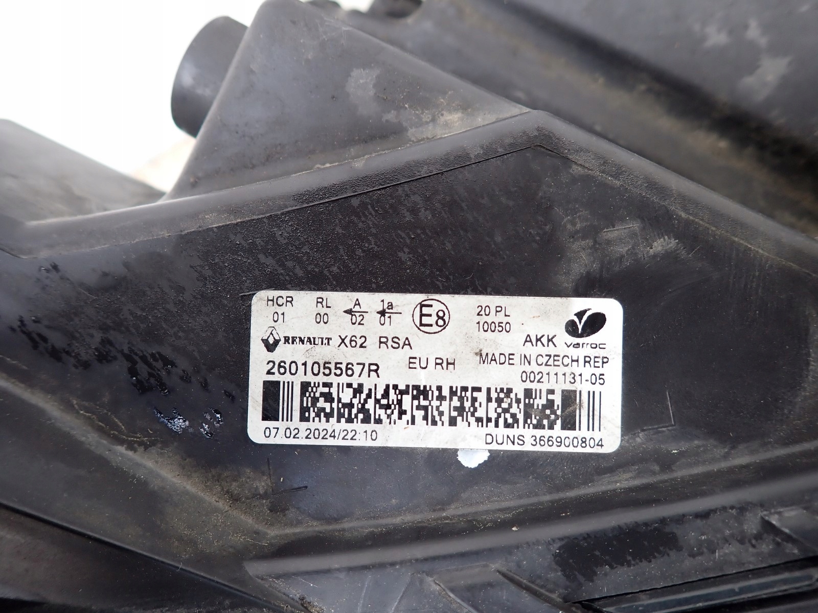 light right REFLEKTOR right RENAULT MASTER III LIFT IV 19-24R 260105567R