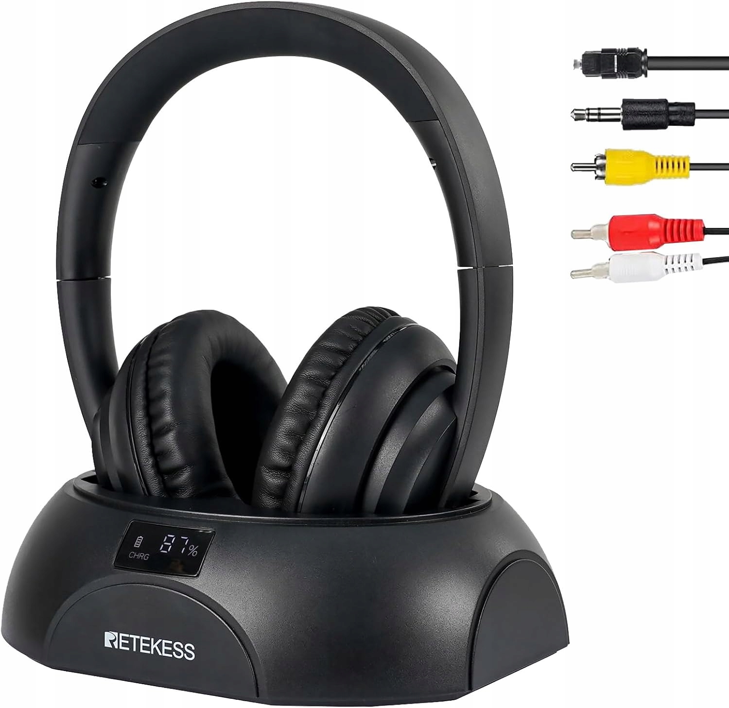 Retekess TA006 Bezdrátová sluchátka k televizoru s obrazovkou, 30 metrů