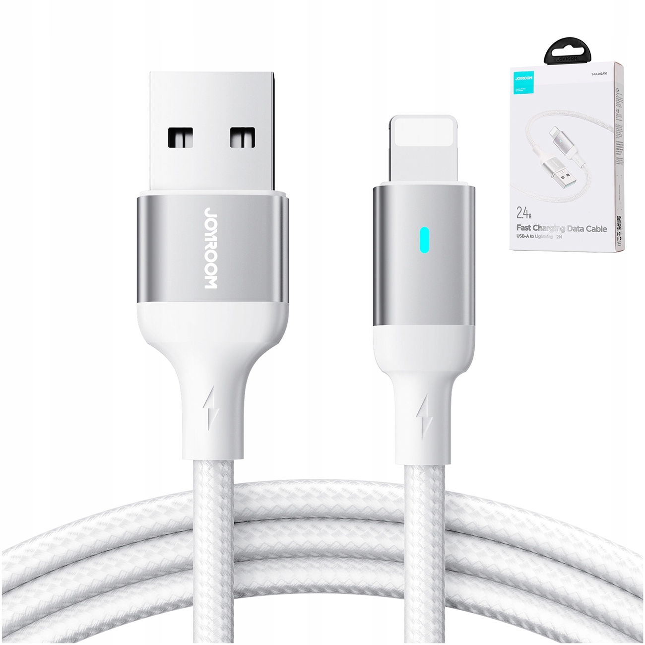 

Joyroom kabel Usb Lightning 2.4A 2 m solidny