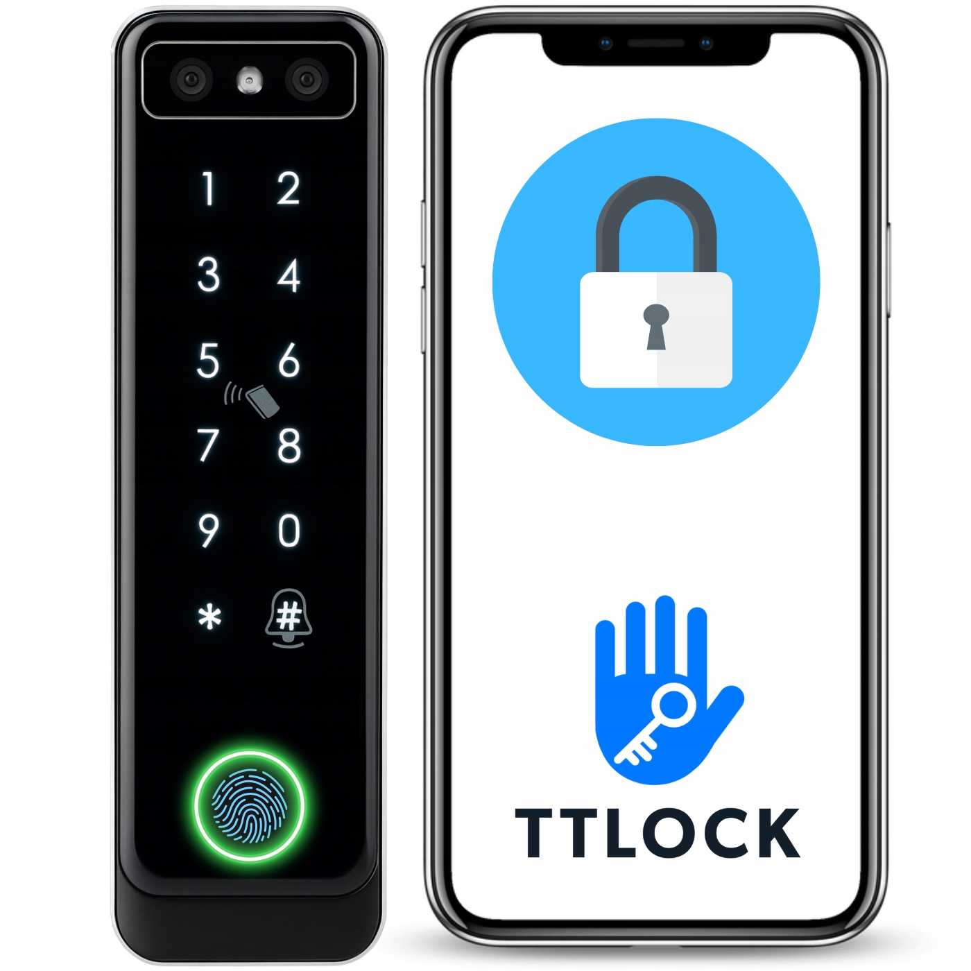 Šifrovací Zámek Na Dveře Brány Na Kód, Vnější Šifrovač Rfid Ttlock