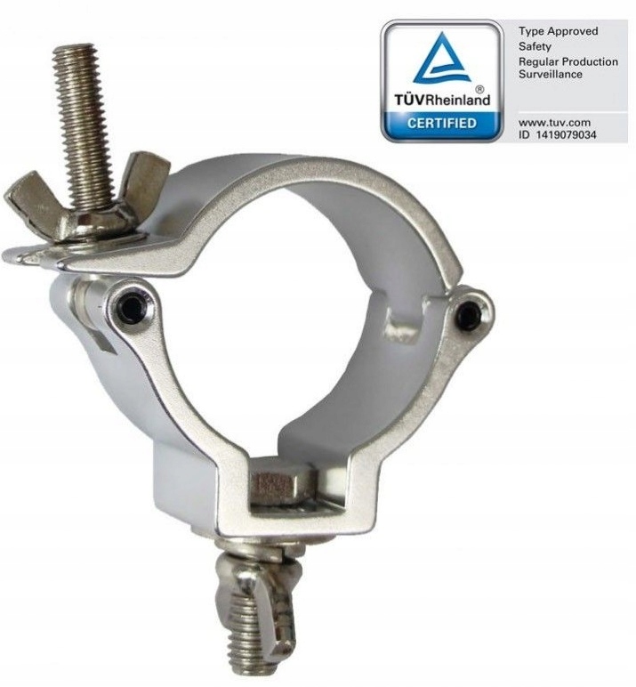 HAK UCHWYT DO ŚWIATEŁ DO 100KG 50MM NA SCENĘ DO RAMP KRATOWNIC PORZĄDNY SR