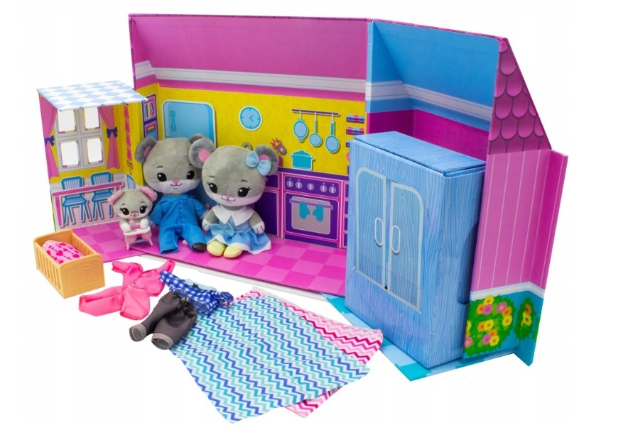 

Tiny Tukkins Domek + 3 Pluszowe Myszki + Akcesoria