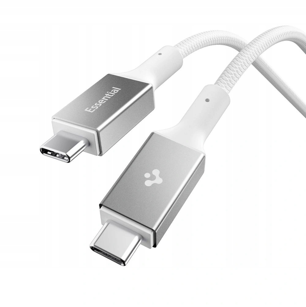 Kabel Spigen Essential EB24015CC Usb-c Usb-c 240W 150cm biały