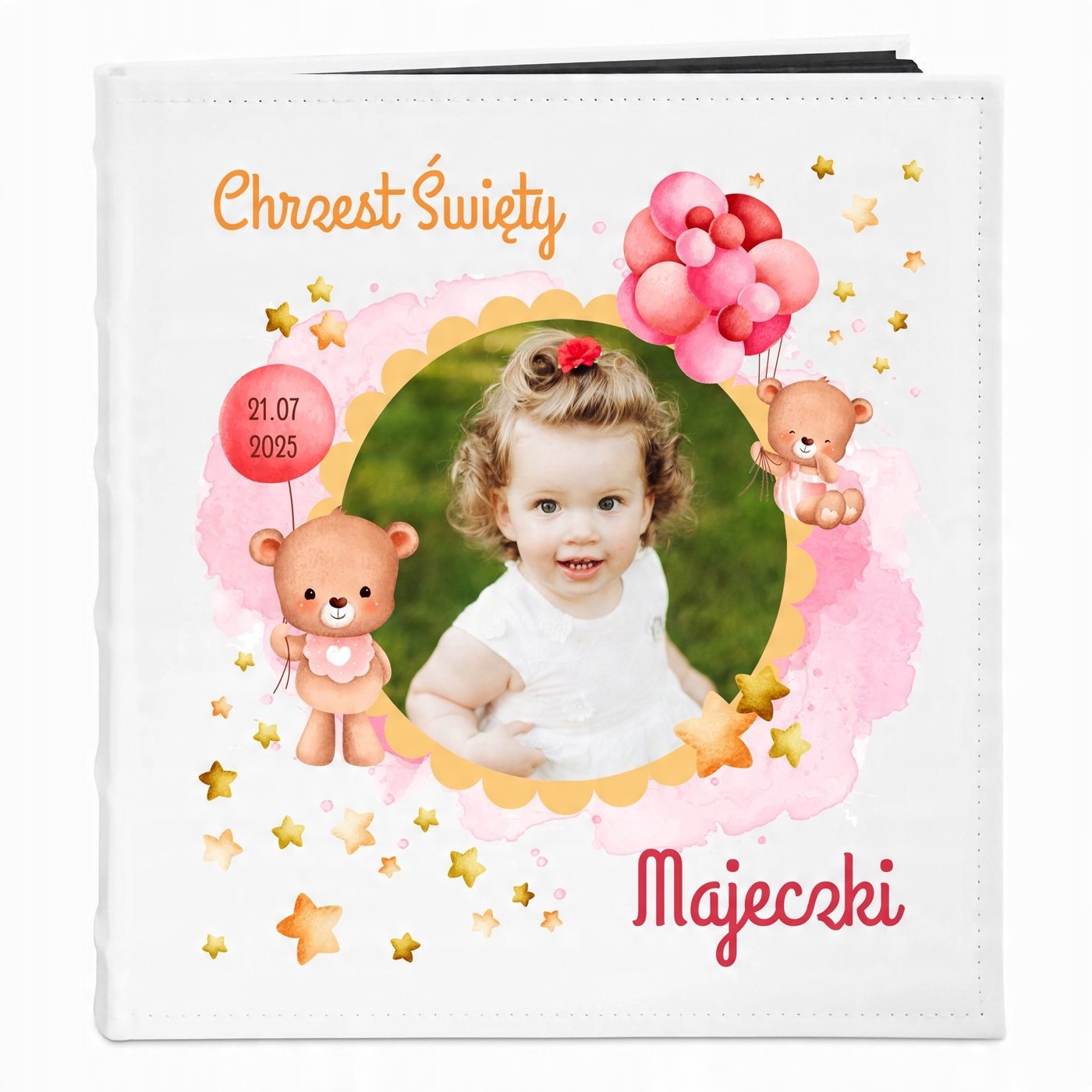 

Duży Album Na Zdjęcia Przezent Chrzest Ślub Roczek