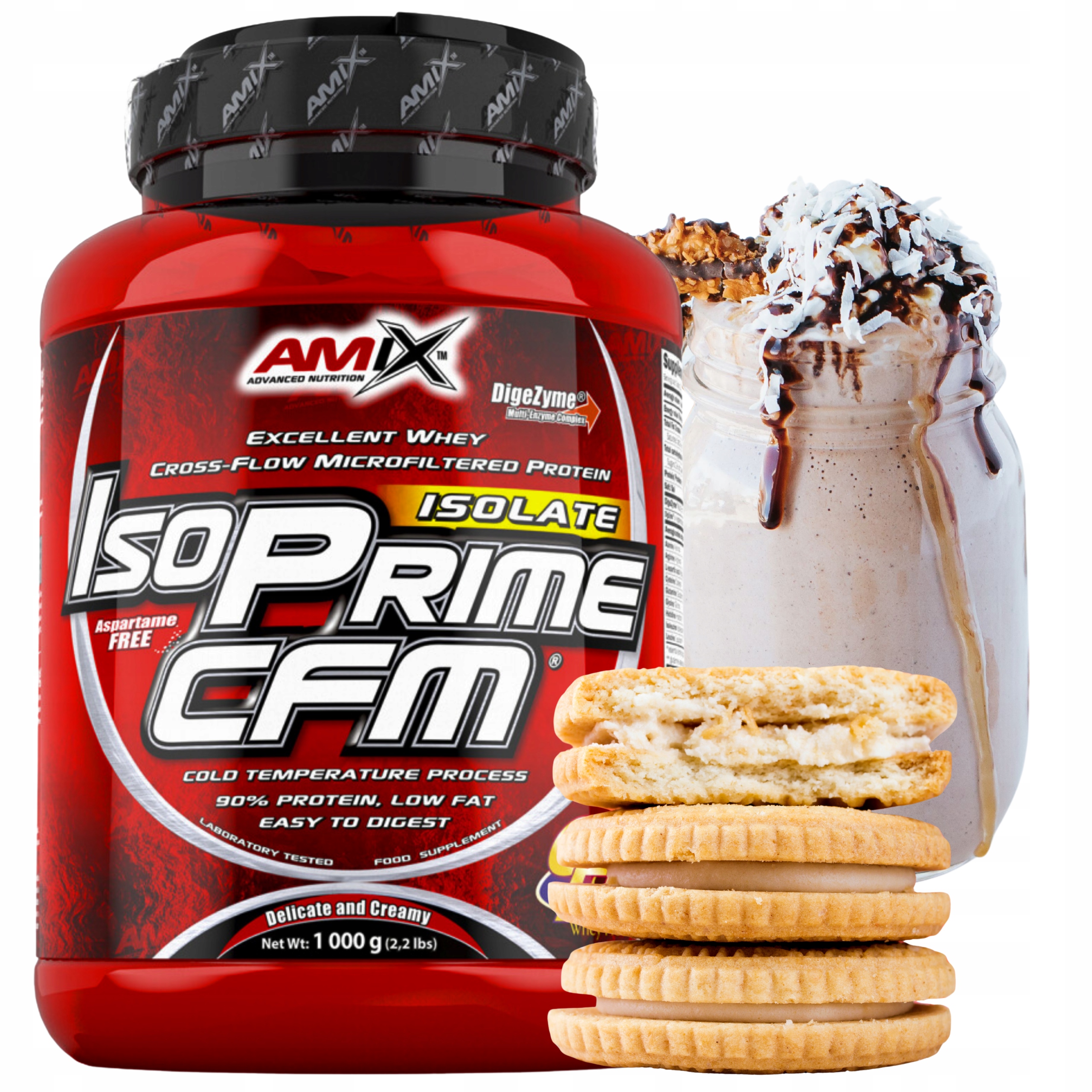 Syrovátkový protein keto, Protein Amix Isoprime Cfm 1 kg Izolát Wpi
