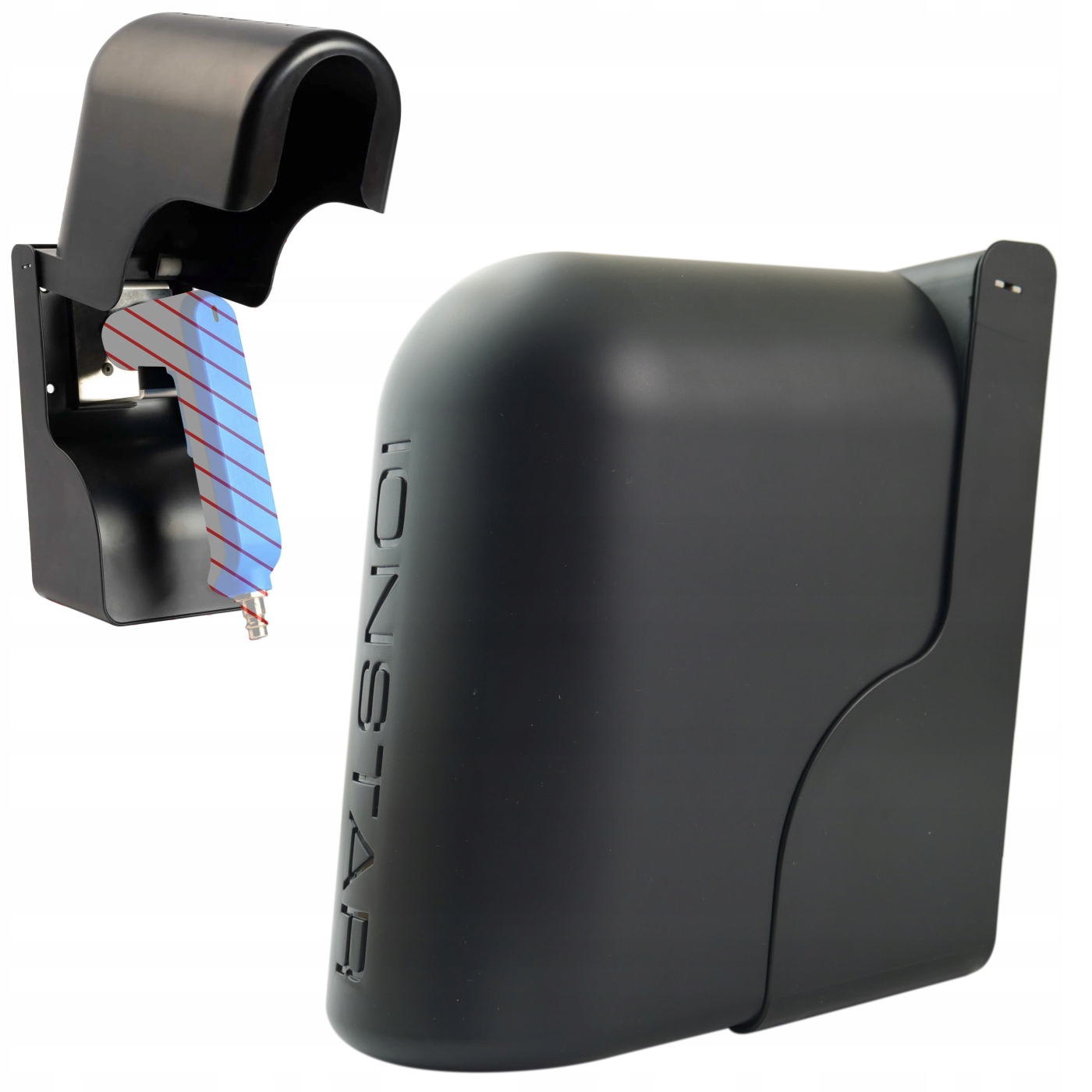 Magnetická schránka na pistoli Ionstar pro lakovnu automobilů, nástěnná