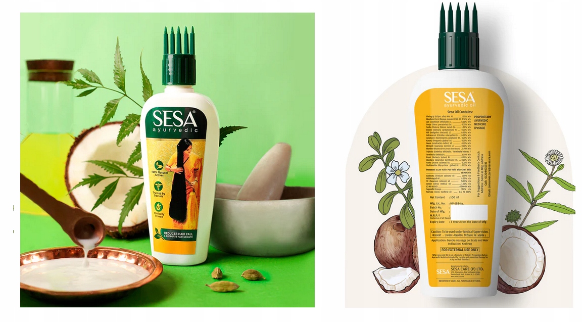 Olejek na porost włosów Sesa 100 ml do włosów