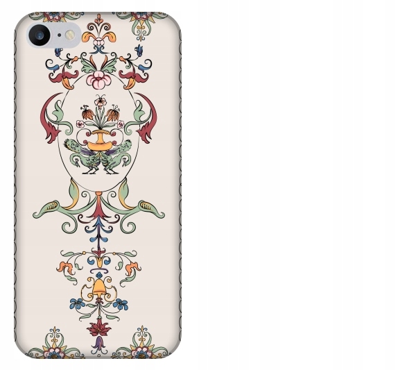 

Etui pokrowiec iPhone 8 Vintage wzór kwiatowy