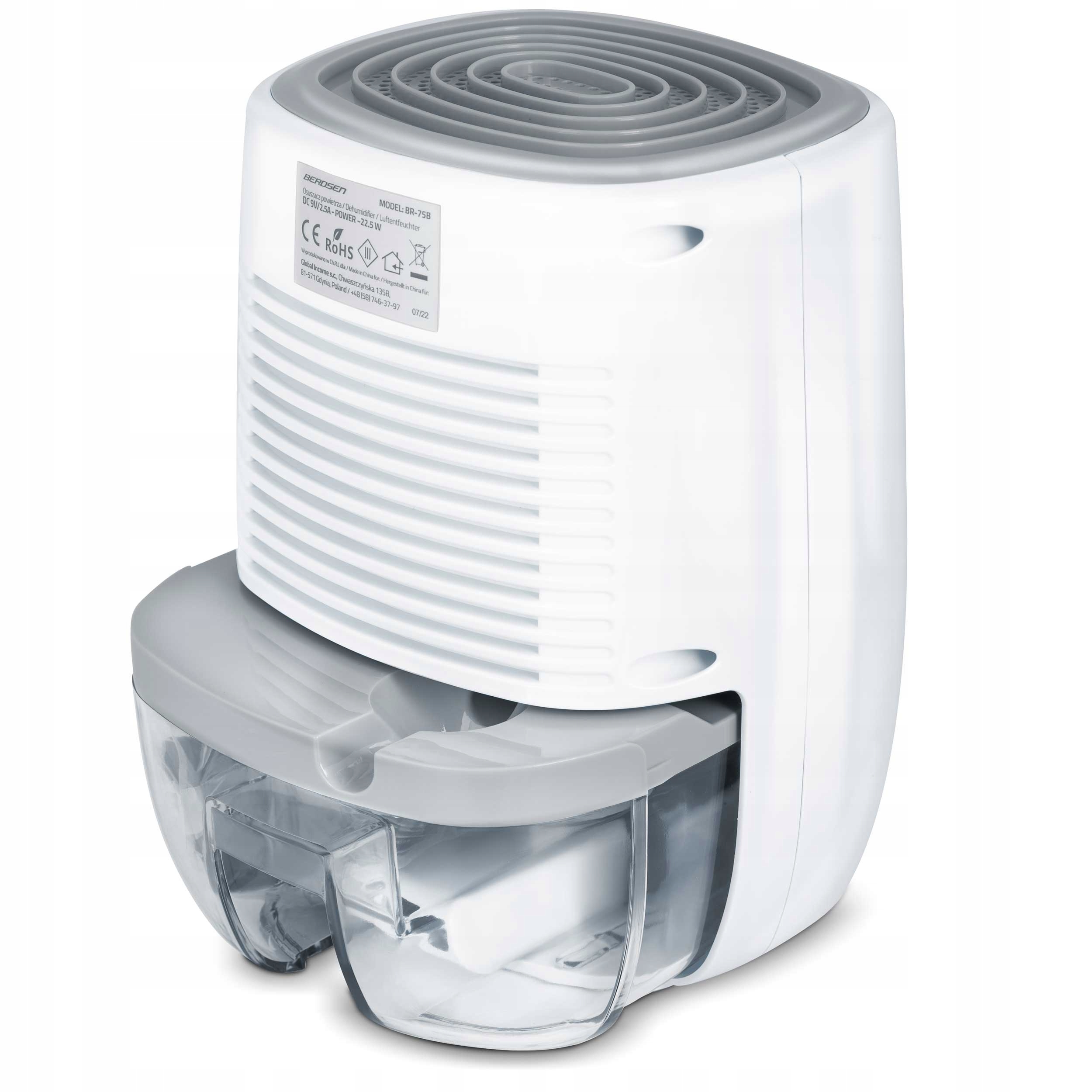 OSUSZACZ POWIETRZA POCHŁANIACZ WILGOCI 800ML 23W Marka Berdsen