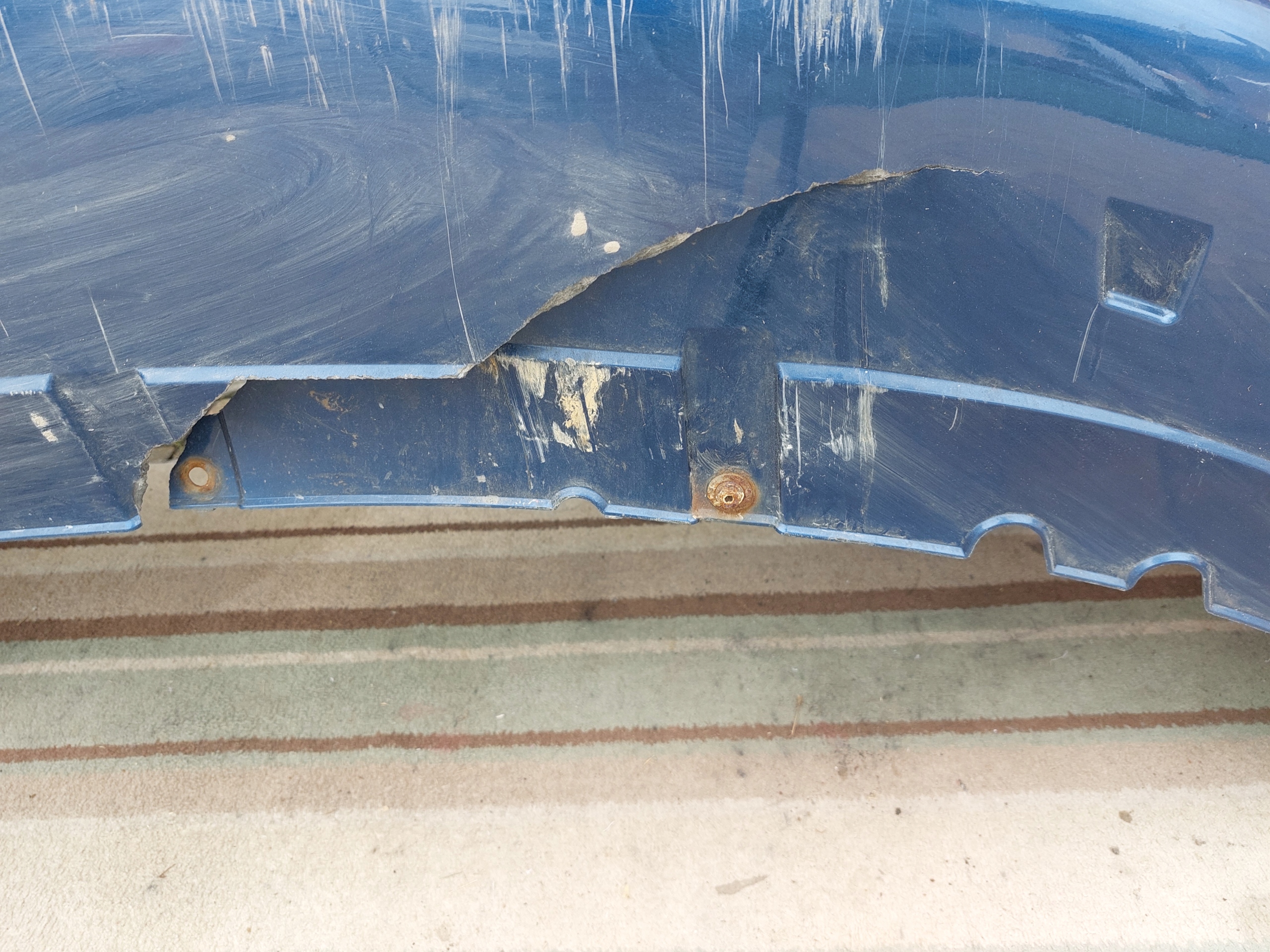AUDI A4 B7 S-LINE bumper front front blue