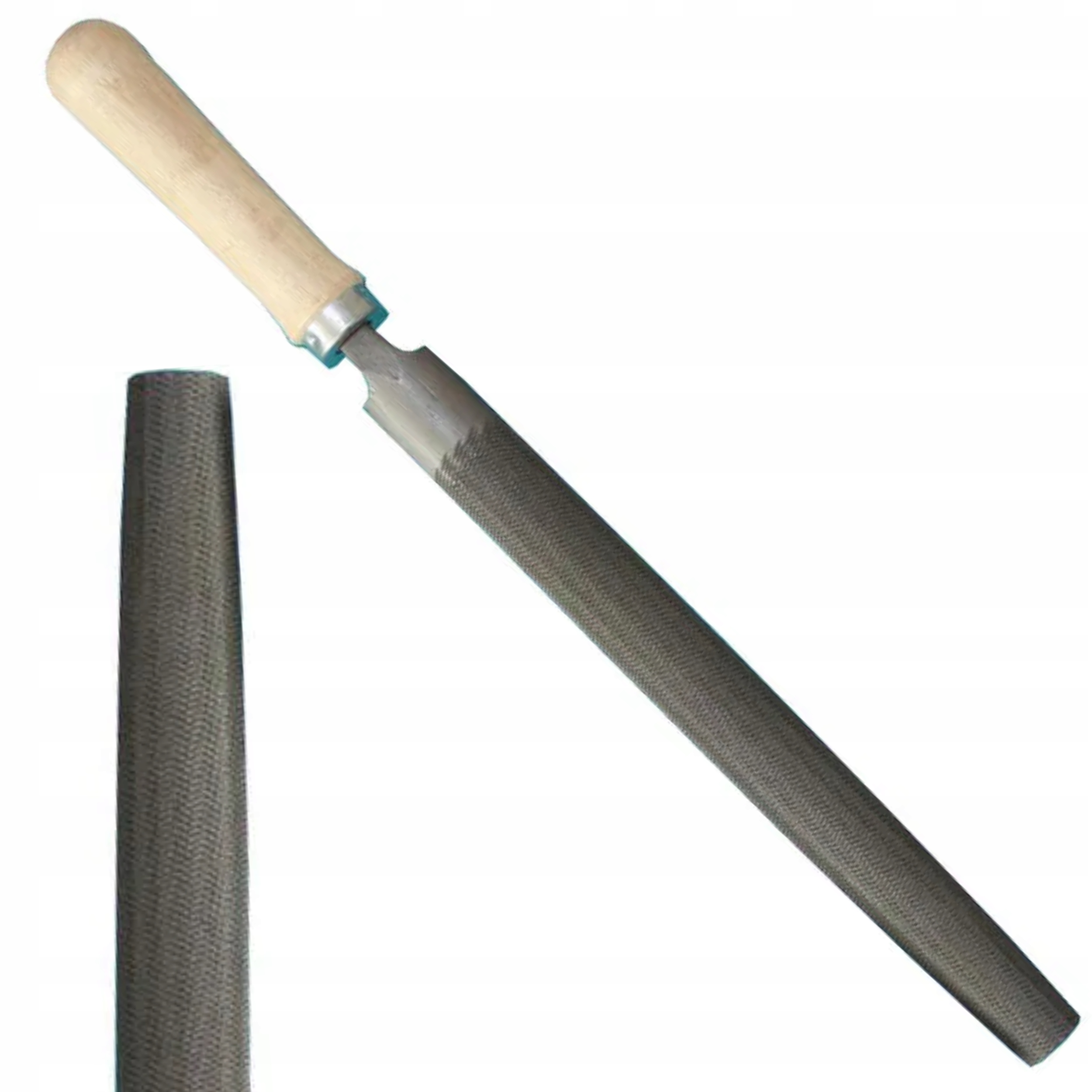 Pilnik Ślusarski półokrągły RPSC 200/3 Gładzik (3) BEFANA