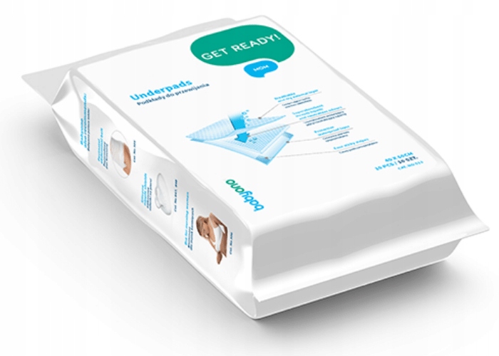 PODKŁADY HIGIENICZNE BABYONO NA PRZEWIJAK 10 szt Stan opakowania oryginalne