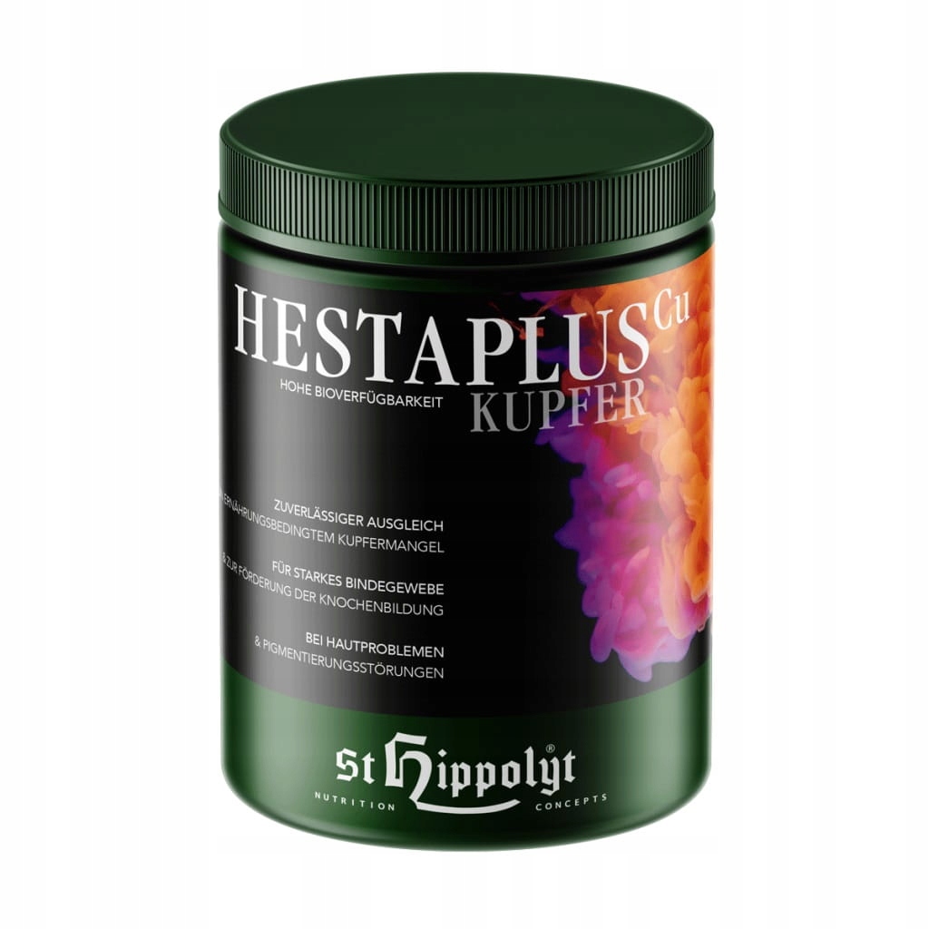 Doplněk pro koně St.hippolyt Hesta+ Měď (Kupfer) 1 kg granulát
